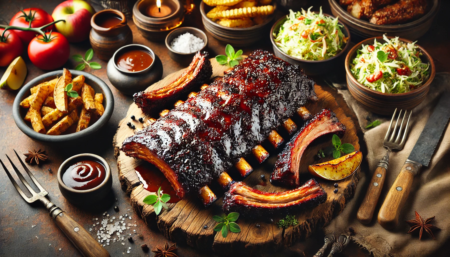 Lakrids-glaserede Ribben med Røg og Honning