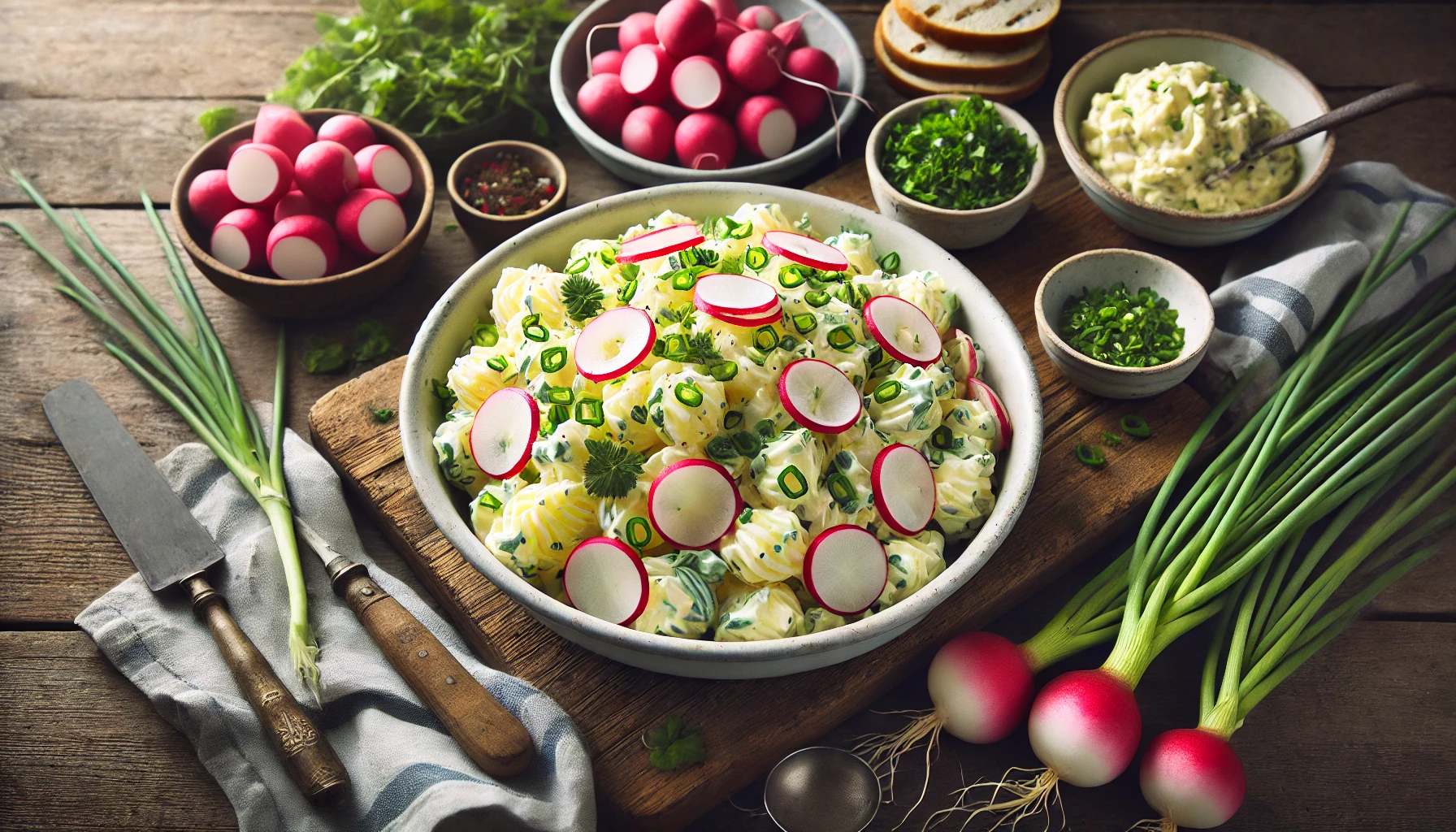 Klassisk Kartoffelsalat med Danske Råvarer
